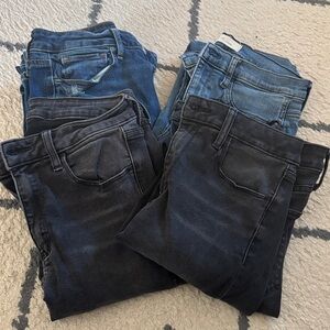 Bundle of 4 pairs of Gap Jean Jeggins size 8 tall or 29 tall